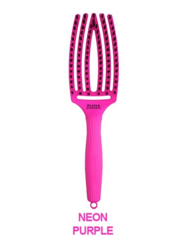 Olivia Garden Think Pink Fingerbrush Hajkefe Neon Lila