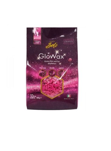 ItalWax GloWax Cherry Pink Elasztikus Gyantagyöngy 400g