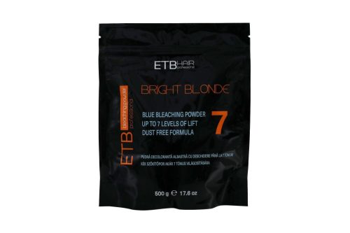 ETB Hair Professional Kék Szőkítőpor 7 Szint Világosítással 500g | Kiszerelés: 500 g