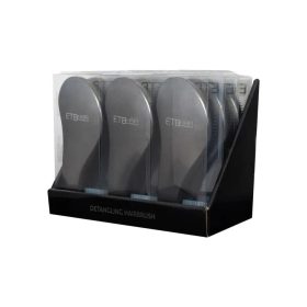   ETB Hair Professzionális Bontókefe Display 9 Fekete Bontókefével