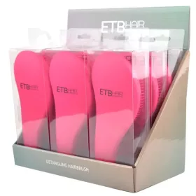   ETB Hair Professzionális Hajbontó Kefe Készlet Display Pink 9db