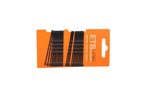 ETB Hair Fekete Hajcsatok 7cm 24 db