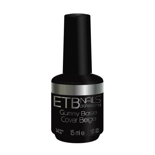 ETB Nails Elasztikus alap gél lakk Bézs 15ml