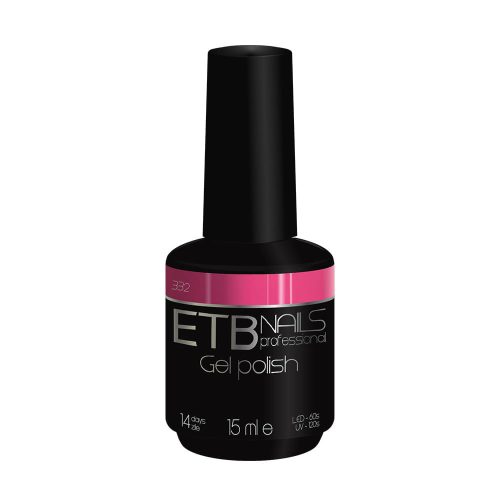 ETB Nails Gél lakk 332 Paris Pink 15ml