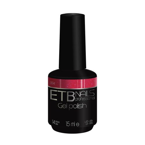 ETB Nails Gél lakk 334 Lipstick Red 15ml