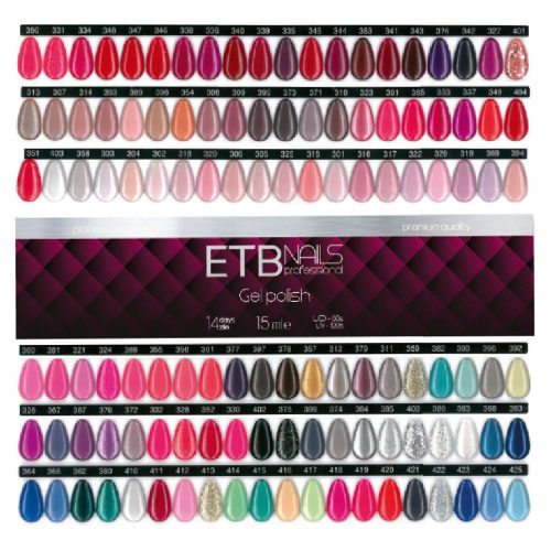 ETB Nails Gél Lakk 412 Baby Pink 15ml