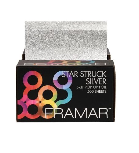 Framar Star Struck Silver 500db Elővágott Dombornyomott Hajfestő Fólia