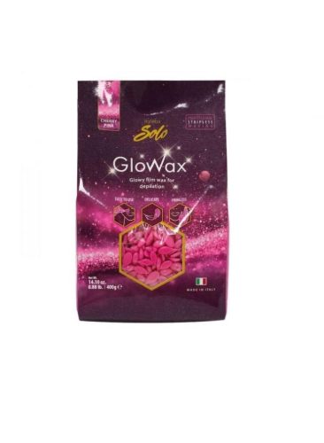 ItalWax GloWax Cherry Pink Elasztikus Gyantagyöngy 400g | Kiszerelés: 400 g