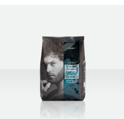 ItalWax Pour Homme Elasztikus Ezüst Gyantagyöngy Férfiaknak 500g | Kiszerelés: 500 g