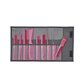   Jaguar 9 Darabos Rózsaszín Fésű Szett Ionikus Technológiával