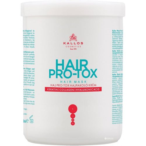 Kallos Hair Pro-Tox pakolas 1000ml