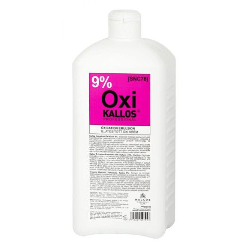 Kallos Oxidáló Krém Hidrogén-Peroxiddal 9% | Kiszerelés: 1000 ml