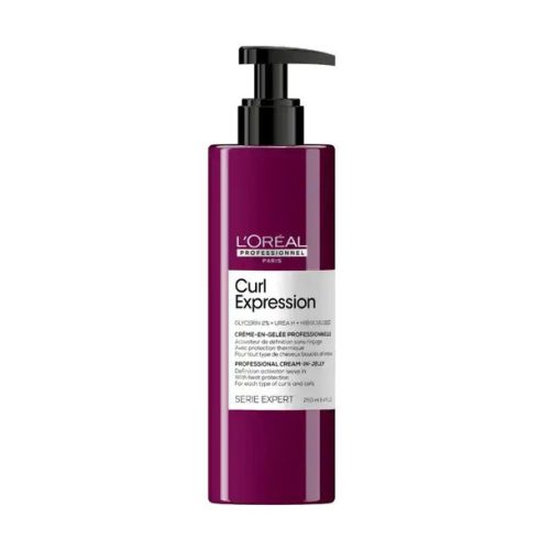 L'Oréal Curl Expression Definiáló Leave-in Krém Göndör Hajra 230°C Védelemmel