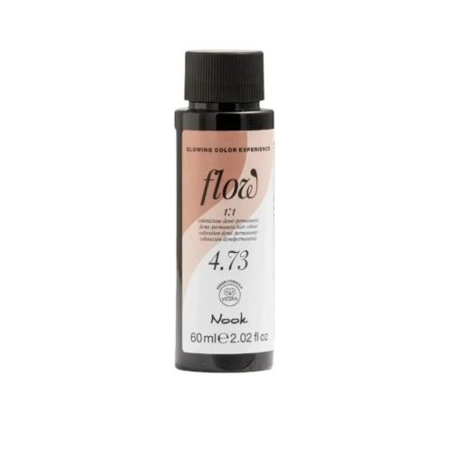 Nook Flow Féltartós Ammóniamentes Hajszínező Olaj 60ml | Árnyalatok: 4.73