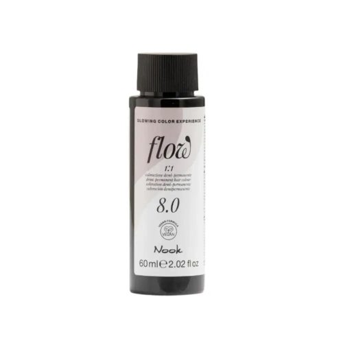 Nook Flow Féltartós Ammóniamentes Hajszínező Olaj 60ml | Árnyalatok: 8.0