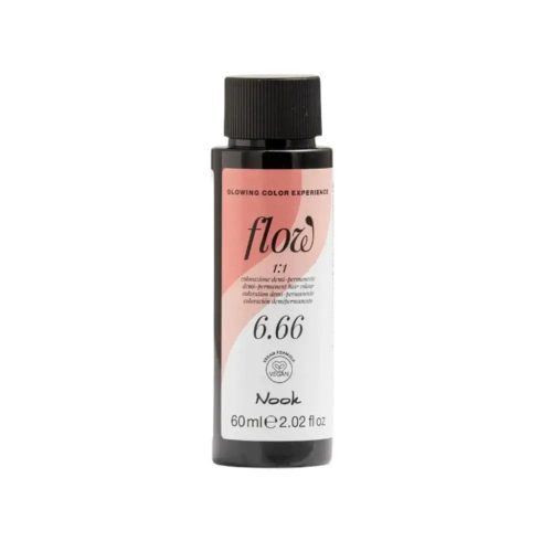 Nook Flow Féltartós Ammóniamentes Hajszínező Olaj 60ml | Árnyalatok: 6.66