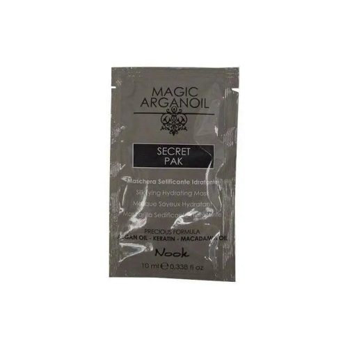 Nook Magic Arganoil Secret Pak Hidratáló Selymesítő Hajmaszk | Kiszerelés: 10 ml