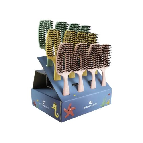 Olivia Garden Fingerbrush Mini Hajkefe Display Gyereknek 12db