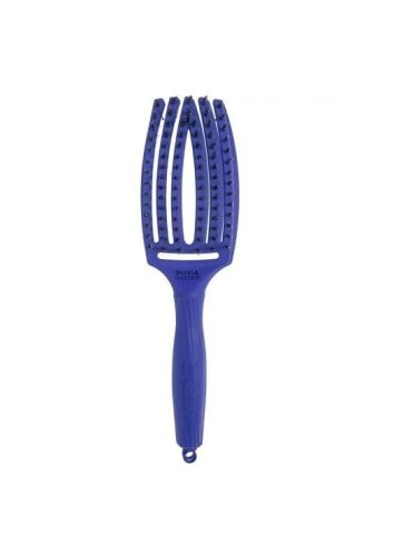 Olivia Garden Fingerbrush Care Iconic Blue Jeans Közepes Hajkefe