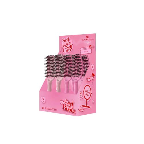 Olivia Garden Fingerbrush Think Pink 2024 Display 8db