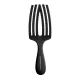 Olivia Garden Fingerbrush Care Mini Fekete Hajkefe