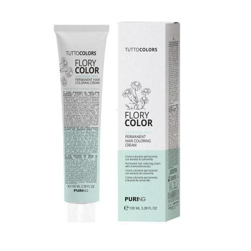 Puring Flory Color Ammóniamentes Tartós Hajfesték 68 Árnyalat | Árnyalatok: 11.1 Ultra Platinaszőke Hamvas | Kiszerelés: 100 ml