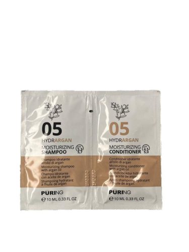 Puring Hydrargan Hidratáló Sampon és Balzsam 10ml+10ml | Kiszerelés: 10 ml+10 ml