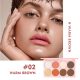 Pudaier No. 2 Warm Brown 4 az 1-ben Sminkpaletta