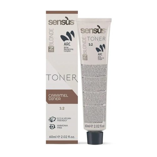 Sensus InBlonde Ammóniamentes Toner | Árnyalatok: CARAMEL DINER | Kiszerelés: 60 ml