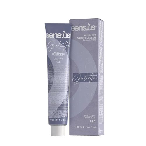 Sensus Giulietta Tartós Hajfesték ULTIMATE BRIGHT SYSTEM Technológiával Új | Árnyalatok: 1.11 | Kiszerelés: 100 ml