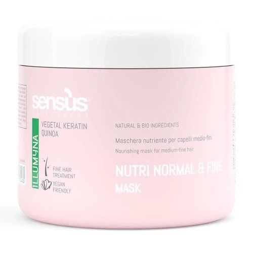 Sensus Illumyna Nutri Tápláló Hajpakolás Keratinnal Vékony Szálú Hajra 500ml | Kiszerelés: 500 ml