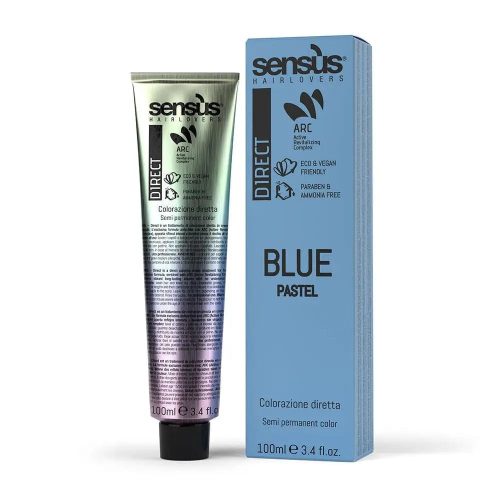 Sensus Direct Pastel Féltartós Hajfesték Blue 100ml | Kiszerelés: 100 ml