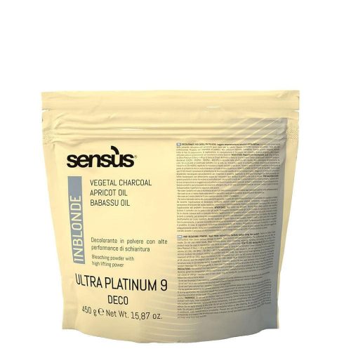 Sensus InBlonde Ultra Platinum 9 Deco Szürke Szőkítőpor | Kiszerelés: 450 ml